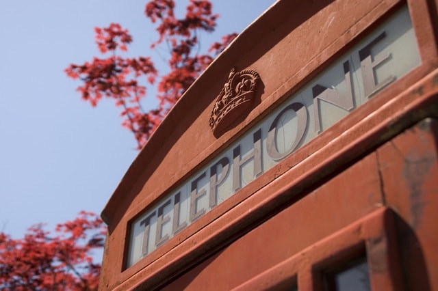 Cabina telefónica en Londres